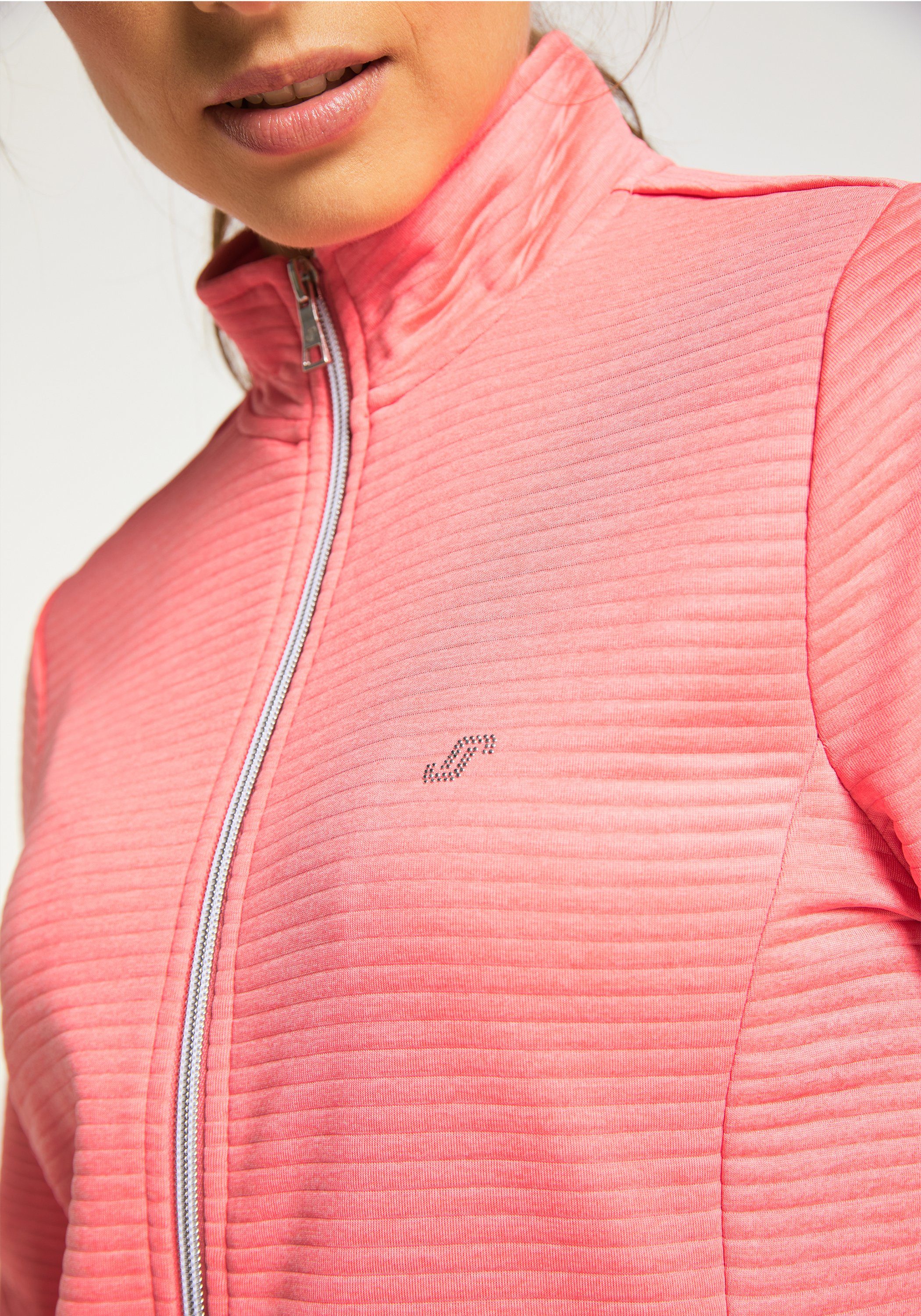 Joy Sportswear Trainingsjacke Jacke PEGGY melange pink coral