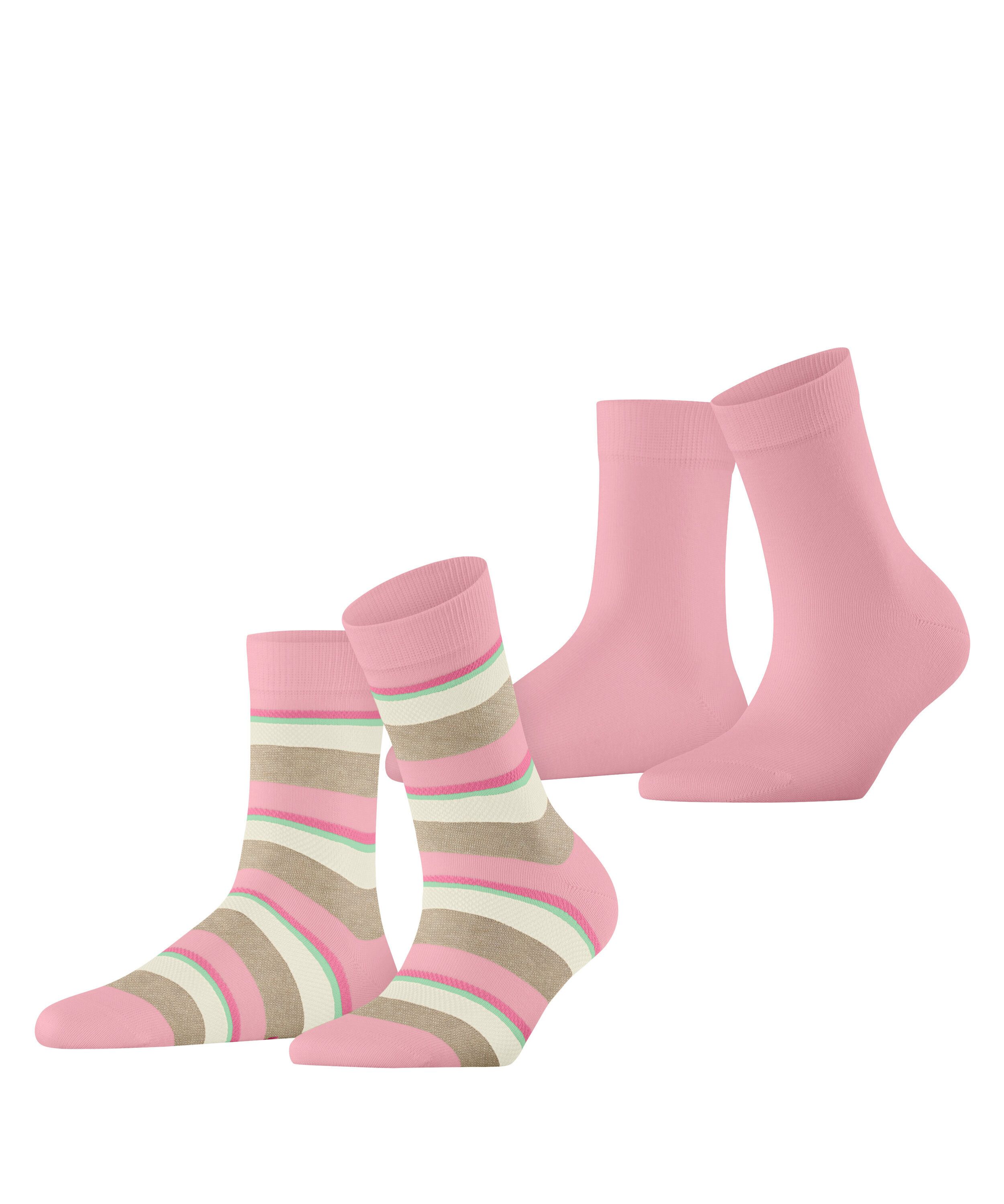 Socken Crochet Stripe 2-Pack Socken