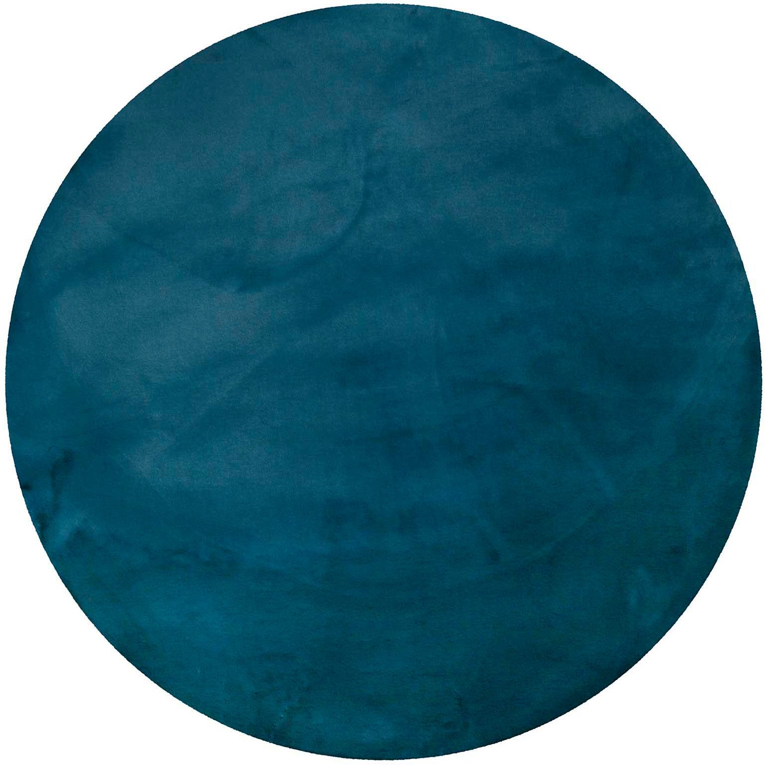 Esprit Hochflor-Teppich Alice ESP-4377 Kunstfell, rund, Höhe: 25 mm, Kaninchenfell-Haptik, besonders weich und dicht, für alle Räume