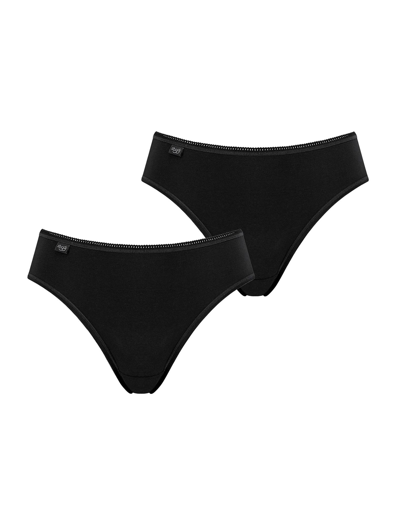 Sloggi 24|7 Cotton Lace Tai Slips 6 Pack, Negro , 38