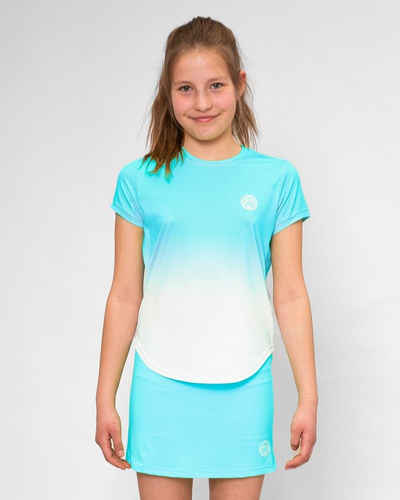 BIDI BADU Tennisshirt Crew Tennisshirt für Mädchen in hellblau