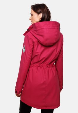 Navahoo Outdoorjacke Deike modischer Damen Outdoor Regenmantel