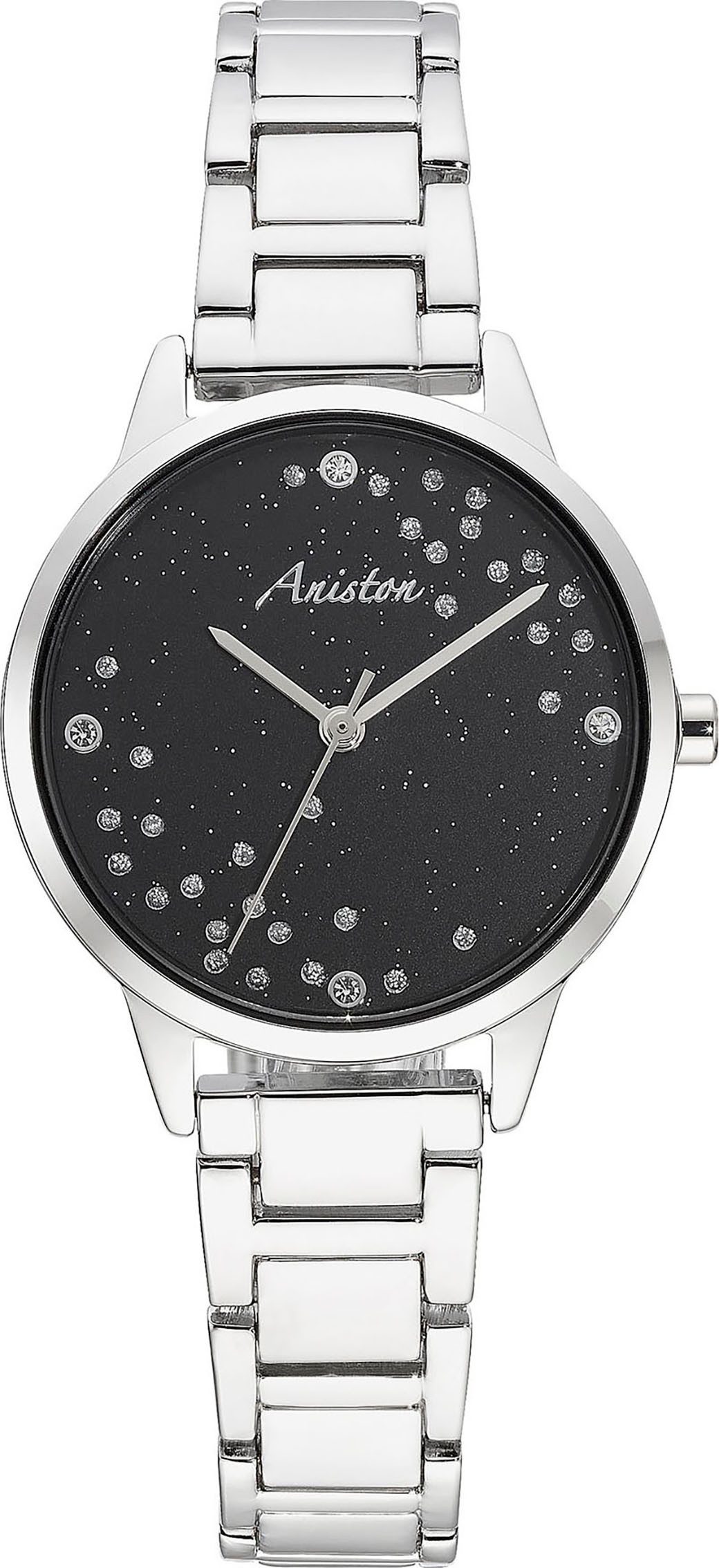 Aniston JEWELRY & WATCHES Quarzuhr, Armbanduhr, Damenuhr, analog, Glasstein günstig online kaufen