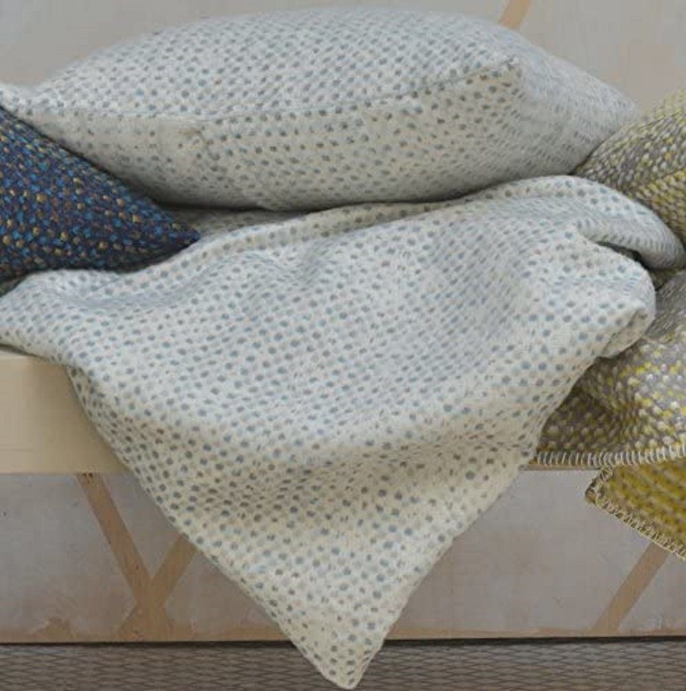 Wohndecke Deco 'Struktur' 130 x 200 cm Rohweiß, DAVID FUSSENEGGER