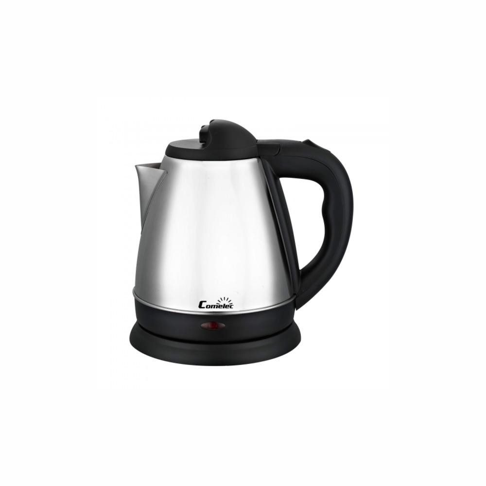 Comelec Wasserkocher 12 L Wasserkocher COMELEC WK7316 1,2 L 1600W Edelstahl Wasserkessel, 1.2 l, 1600 W