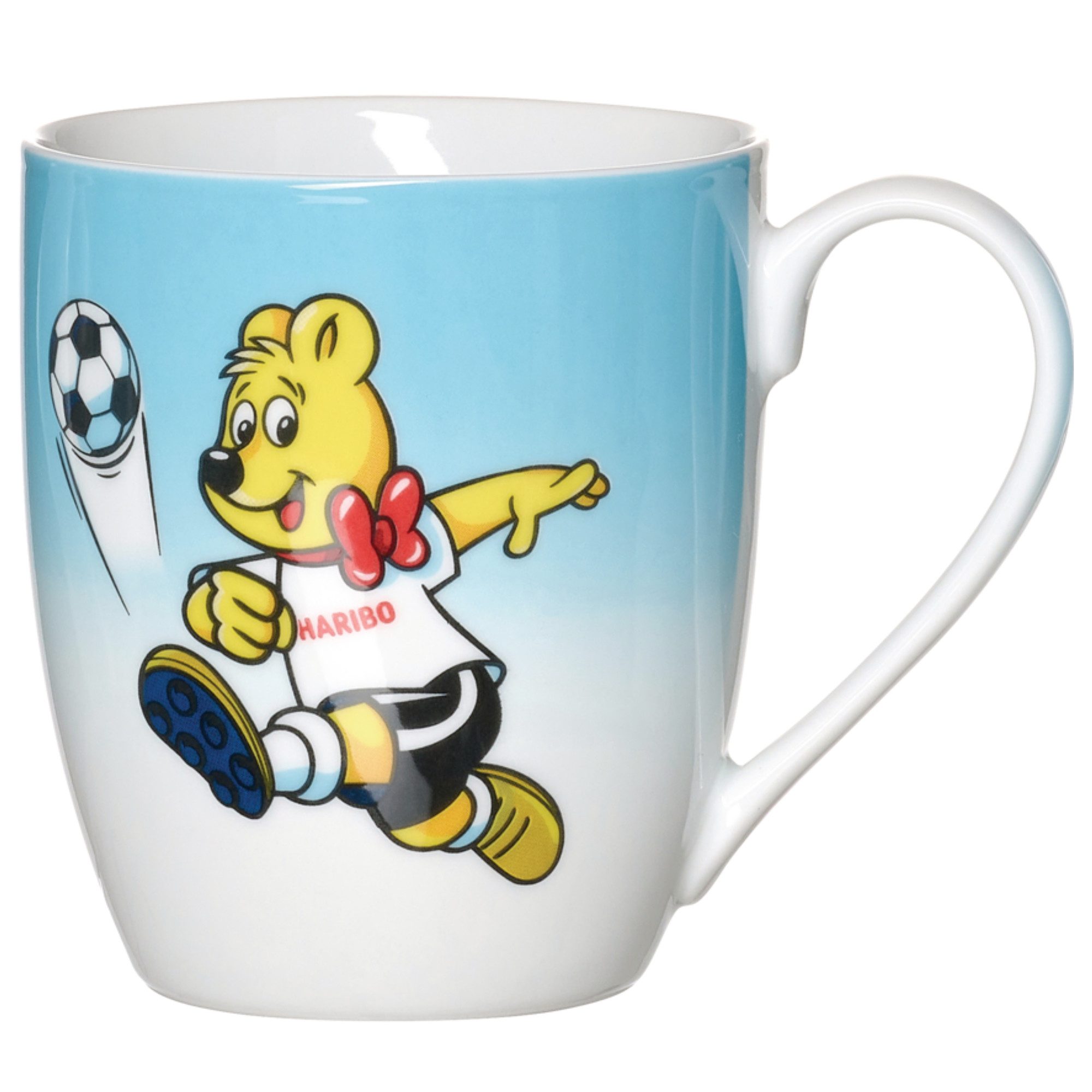 Ritzenhoff & Breker Becher HARIBO Sport, Soccer, 500 ml, Porzellan, spülmaschinenfest