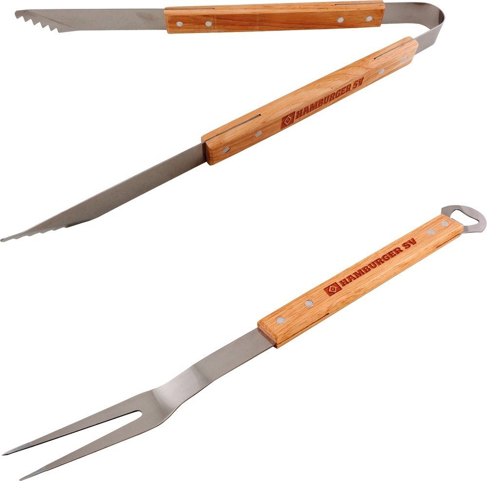 HSV Grillbesteck-Set HSV Grillbesteck 2er-Set natur