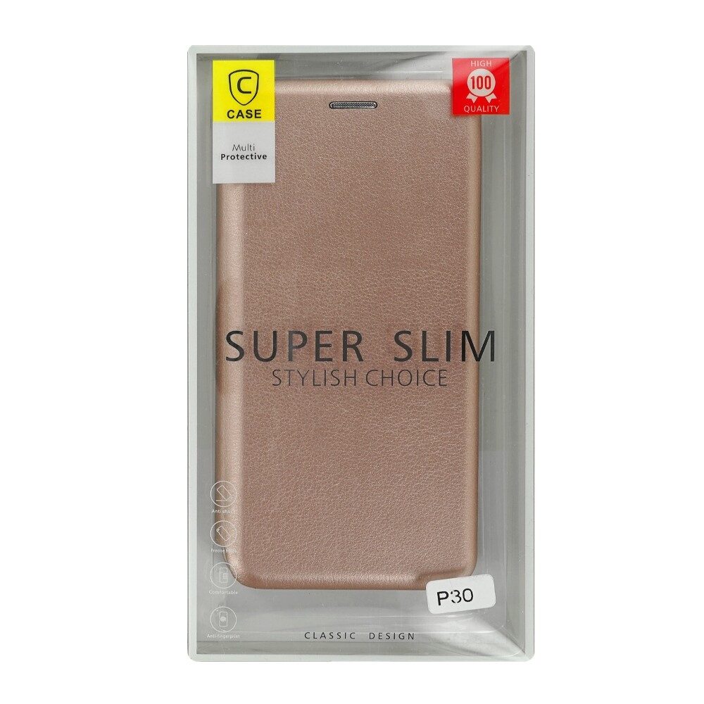 Handytasche Flip Handyhülle für Huawei P30 Rose Gold Schutzhülle cnt1277 (Flip Cover)