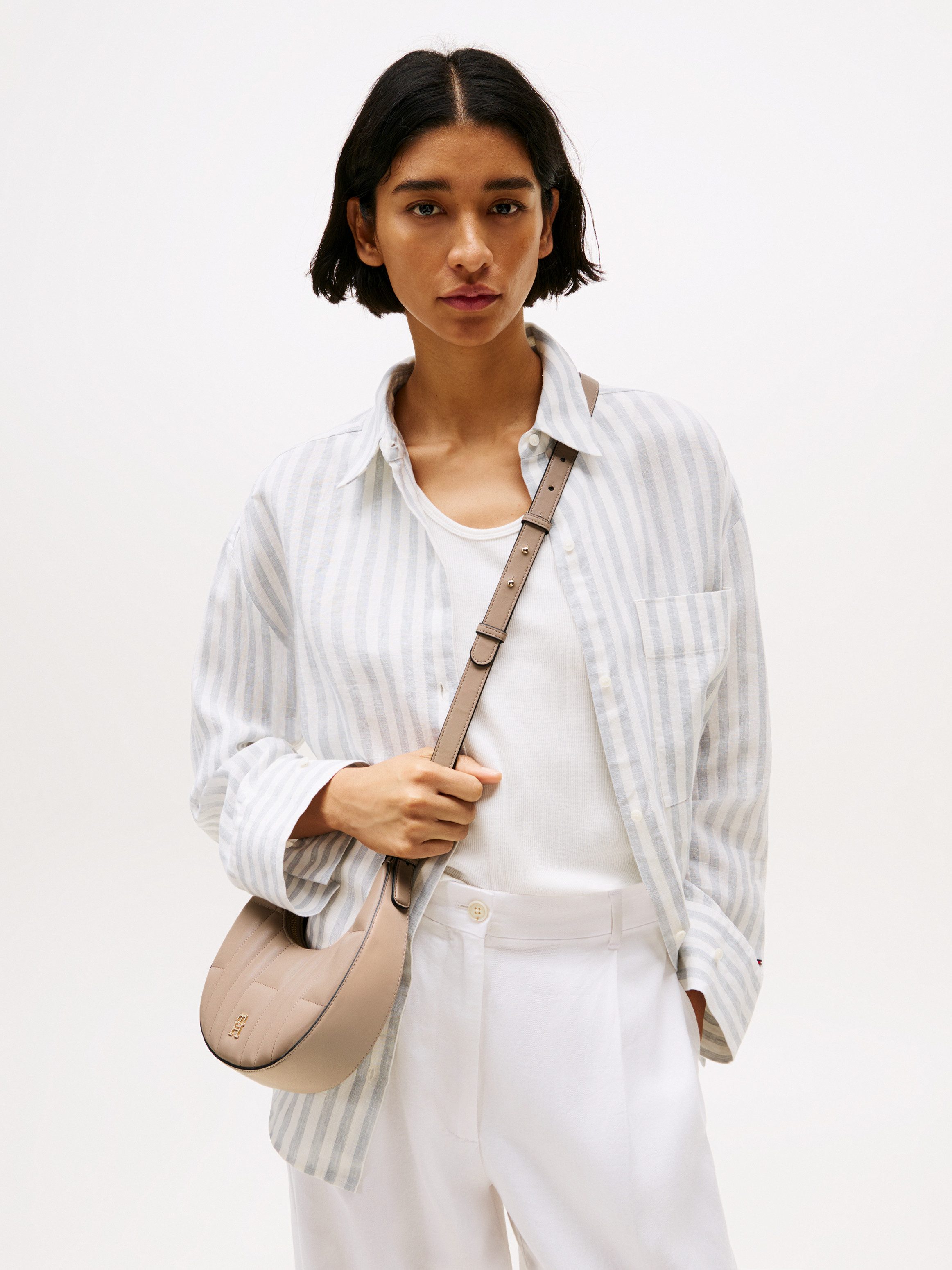 Tommy Hilfiger Schultertasche TH FEMININE MOON CROSSOVER, Damen Umhängetasc günstig online kaufen