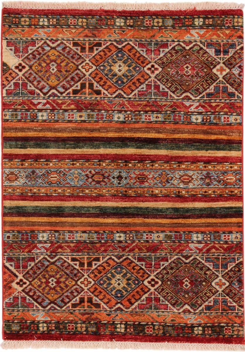Orientteppich Arijana Shaal 86x116 Handgeknüpfter Orientteppich, Nain Trading, rechteckig, Höhe: 5 mm