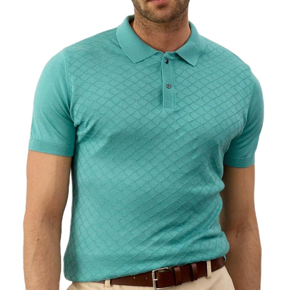 danger Poloshirt Strick-T-Shirt Herren – Rundhals, günstig online kaufen