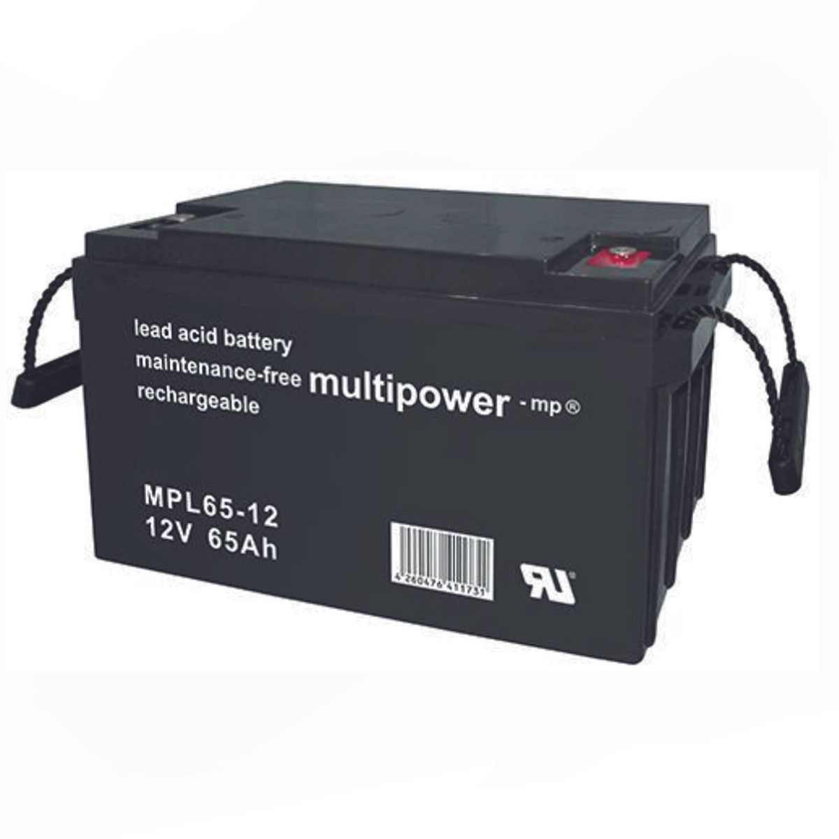Multipower Multipower Blei-Akku MPL65-12 Pb 12V / 65Ah 10-Jahresbatterie Bleiakkus