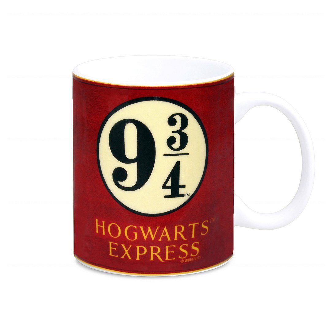 HMB Tasse Harry Potter Tasse Hogwarts Express Gleis 9 3/4, 100% Keramik
