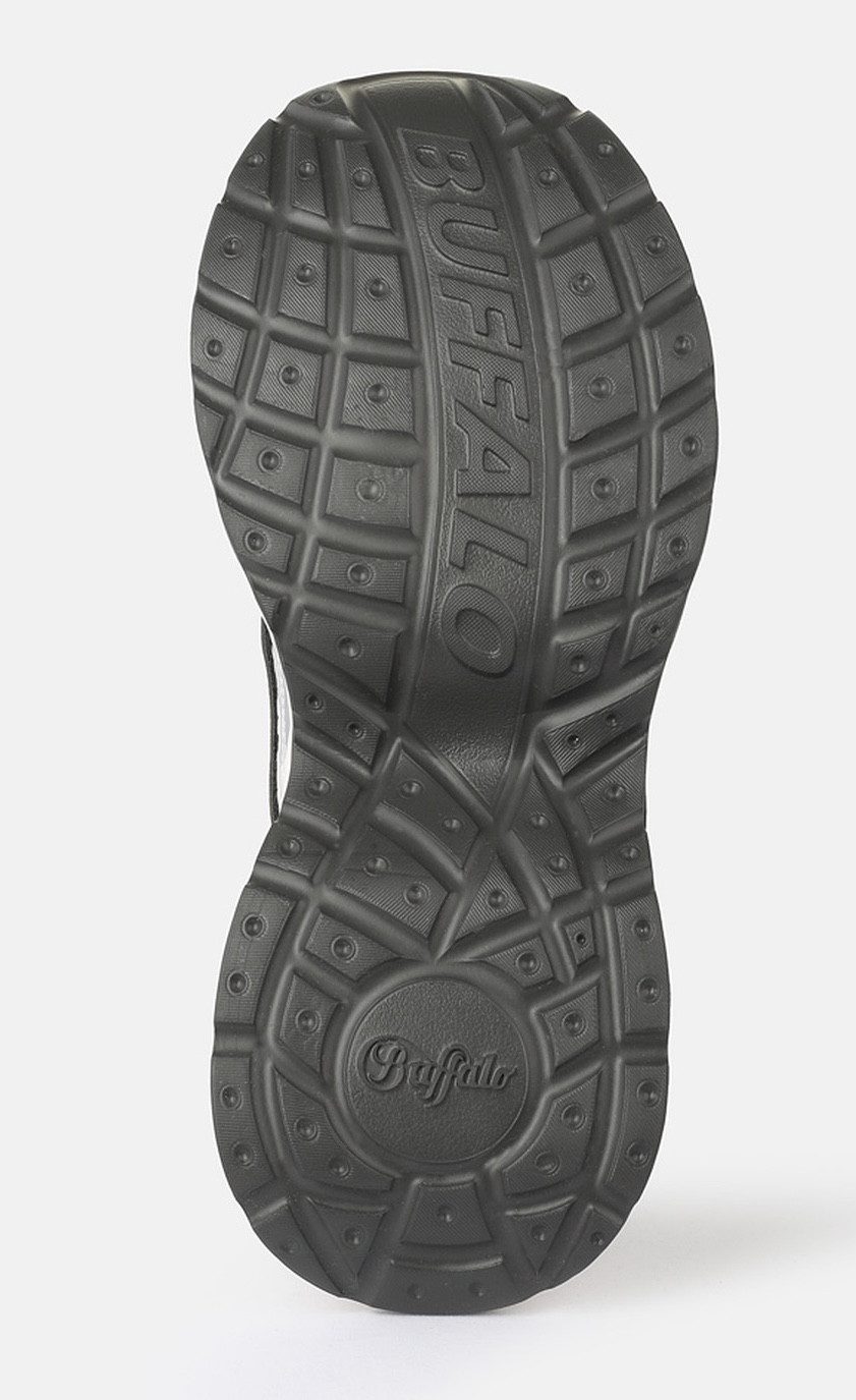 Buffalo Yuno one Plateausneaker Halbschuh, Schnürschuh, Retro-Sneaker mit Memory Foam Innensohle