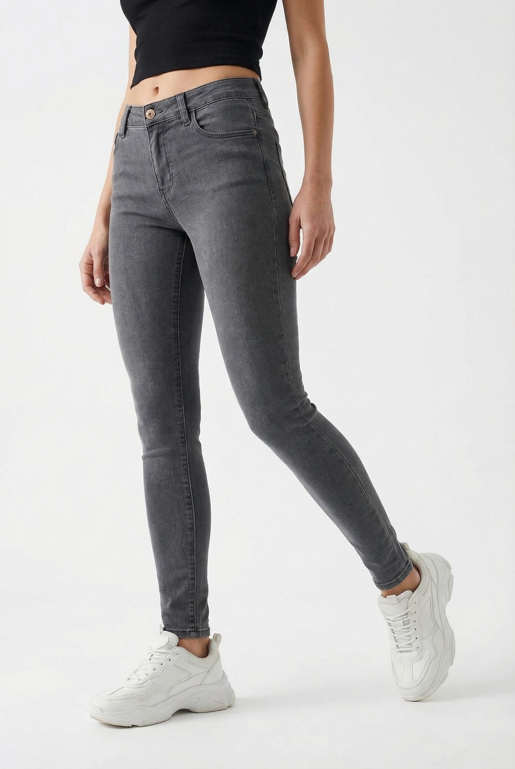 ONLY Skinny-fit-Jeans ONLRAIN REG SKINNY JEANS DNM CRYOD655 günstig online kaufen