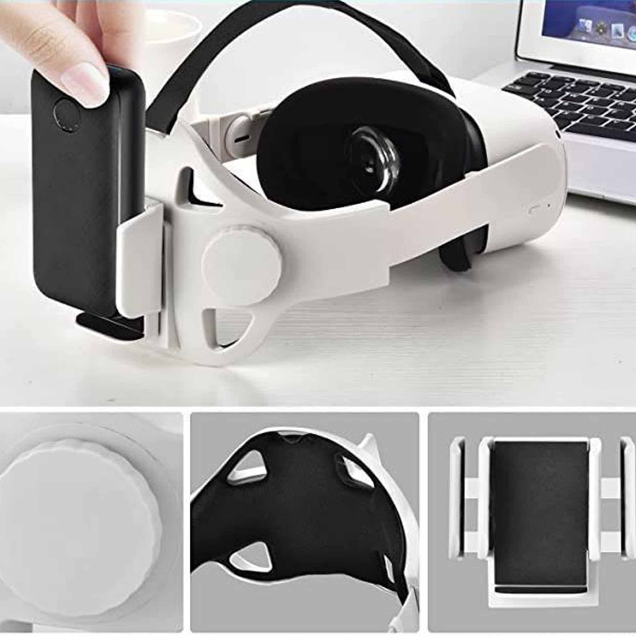 Tadow VR-Headset-Zubehör,Meta quest 3 elite kopfbedeckung Halterungszubehör, (Komfortable Dekompression zur Verringerung des Kopfdrucks)