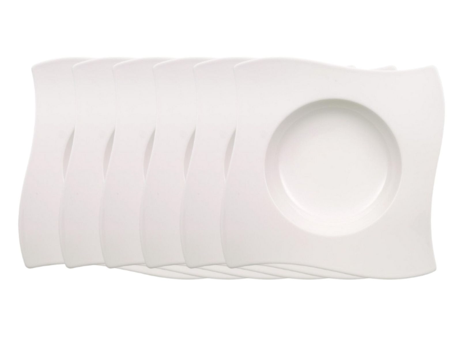 Villeroy & Boch Suppenteller New Wave Suppenteller 24 cm Set6