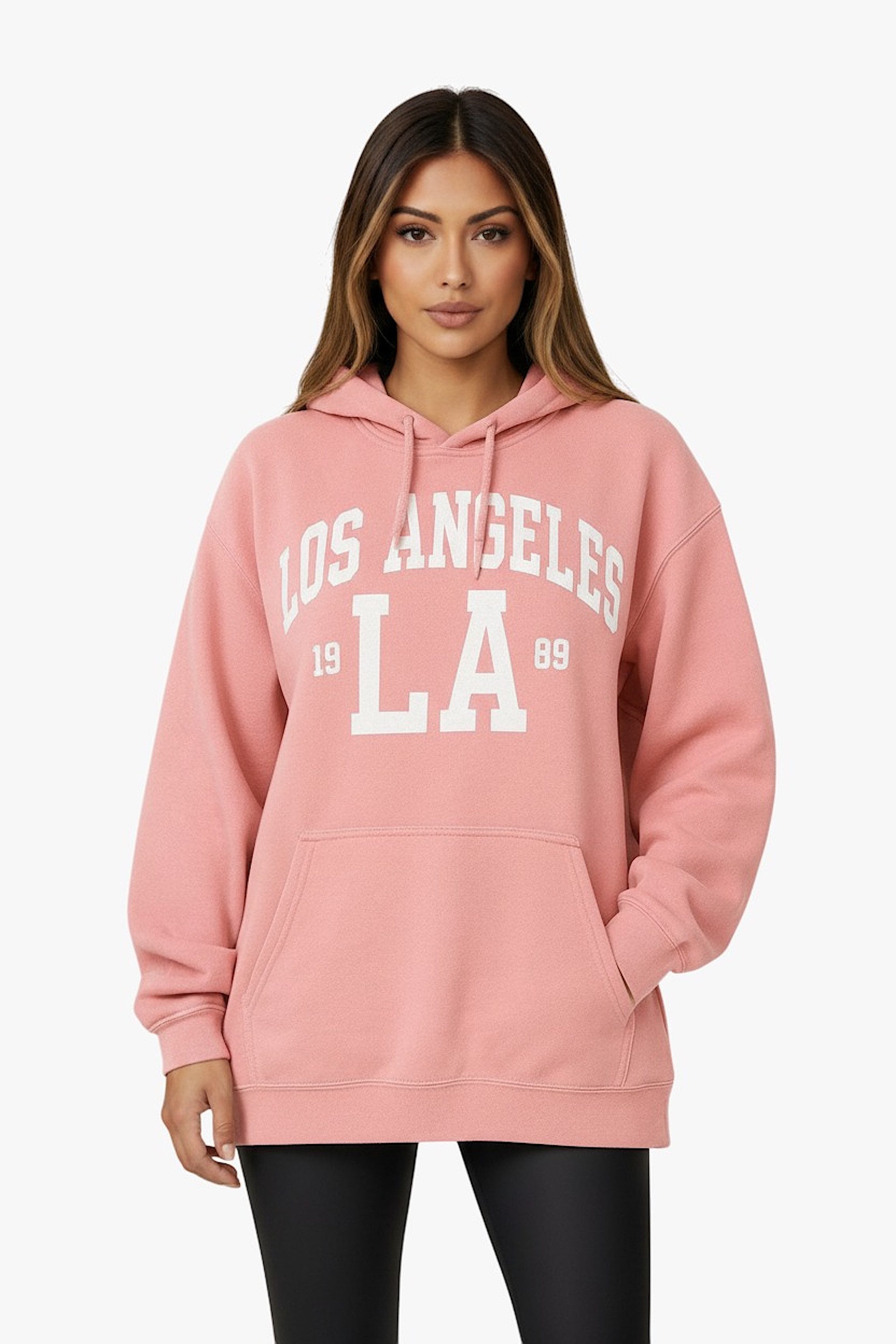 Worldclassca Hoodie Worldclassca Oversized Hoodie LA Kapuzenpullover Washed Sweatshirt NEU