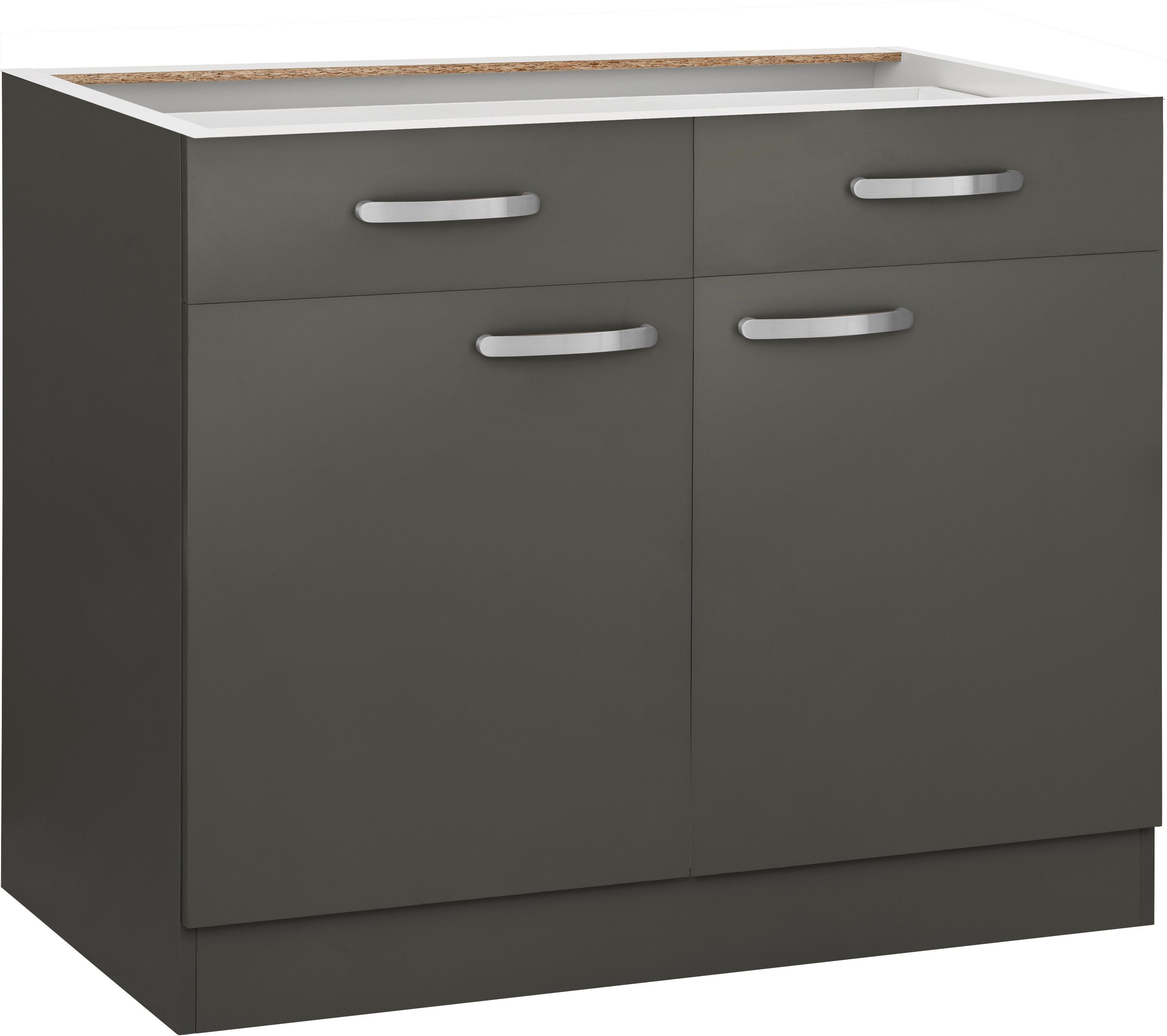 wiho Küchen Unterschrank Kansas 100 cm günstig online kaufen