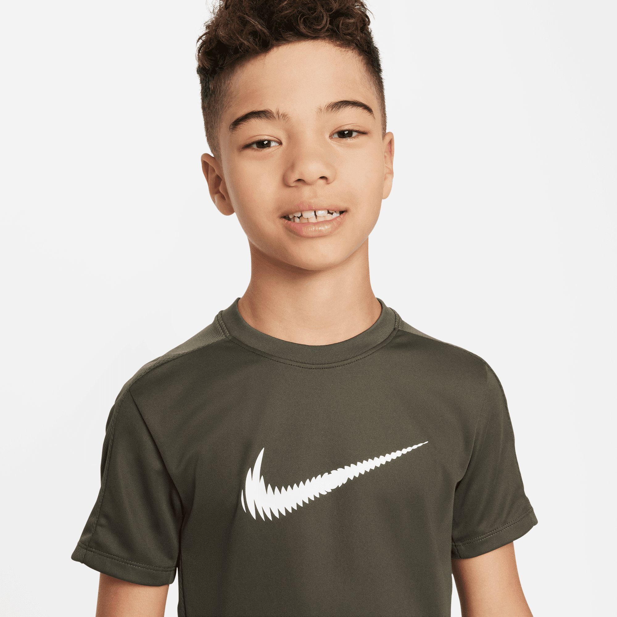 - TOP Short Nike Sleeve K NK KHAKI/WHITE TRPHY DF Trainingsshirt GX für Kinder CARGO