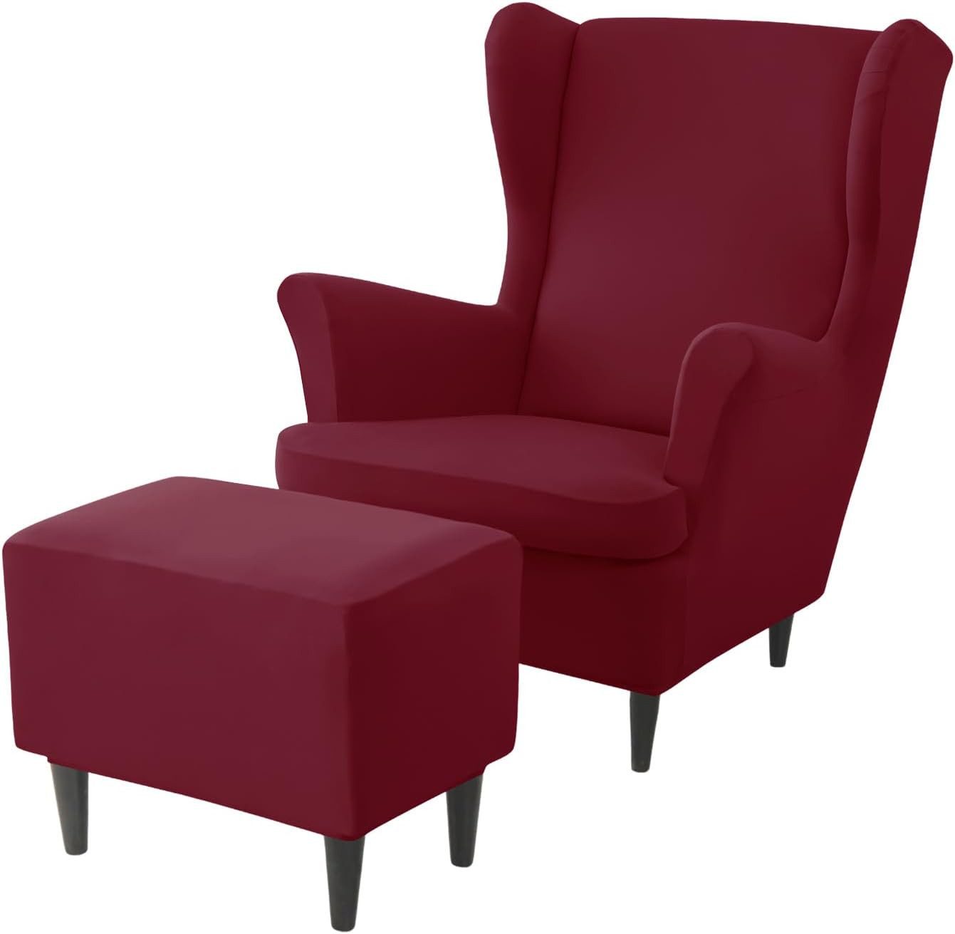 Coonoor Sesselhusse Ohrensesselbezüge, Ohrensessel-Bezug mit elastischem Ba günstig online kaufen