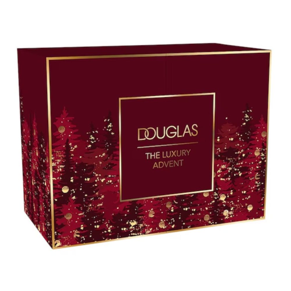Douglas Календари 2025 Rot: exklusiver Luxury Beauty Kalender mit 24 Überraschungen
