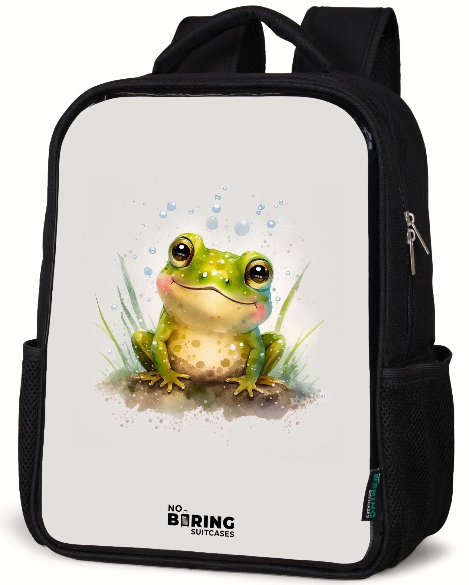 Rucksack Frosch - Grün - Aquarell - Tiere