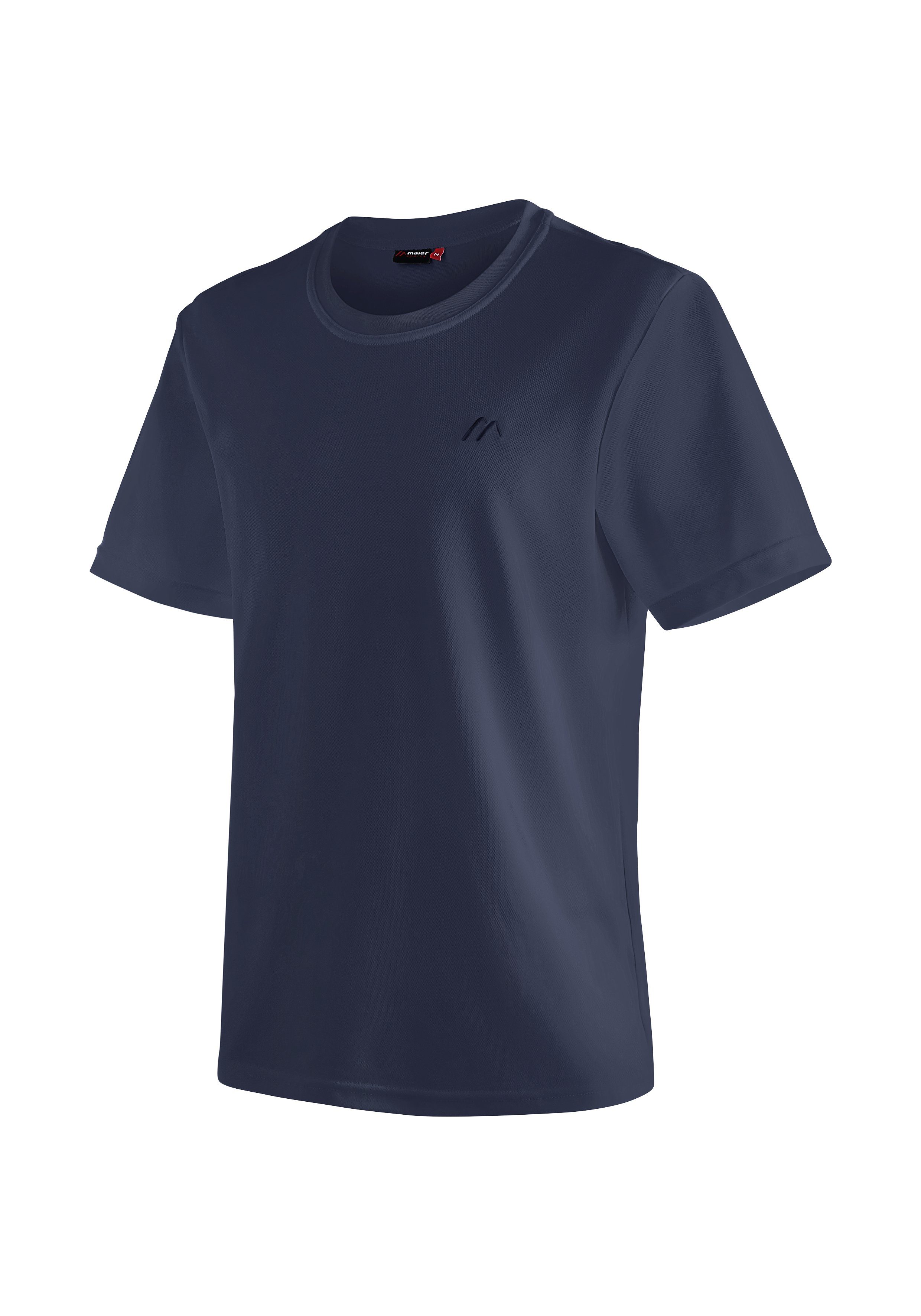 Maier Sports Funktionsshirt Walter ideal für Freizeit und Sport blau