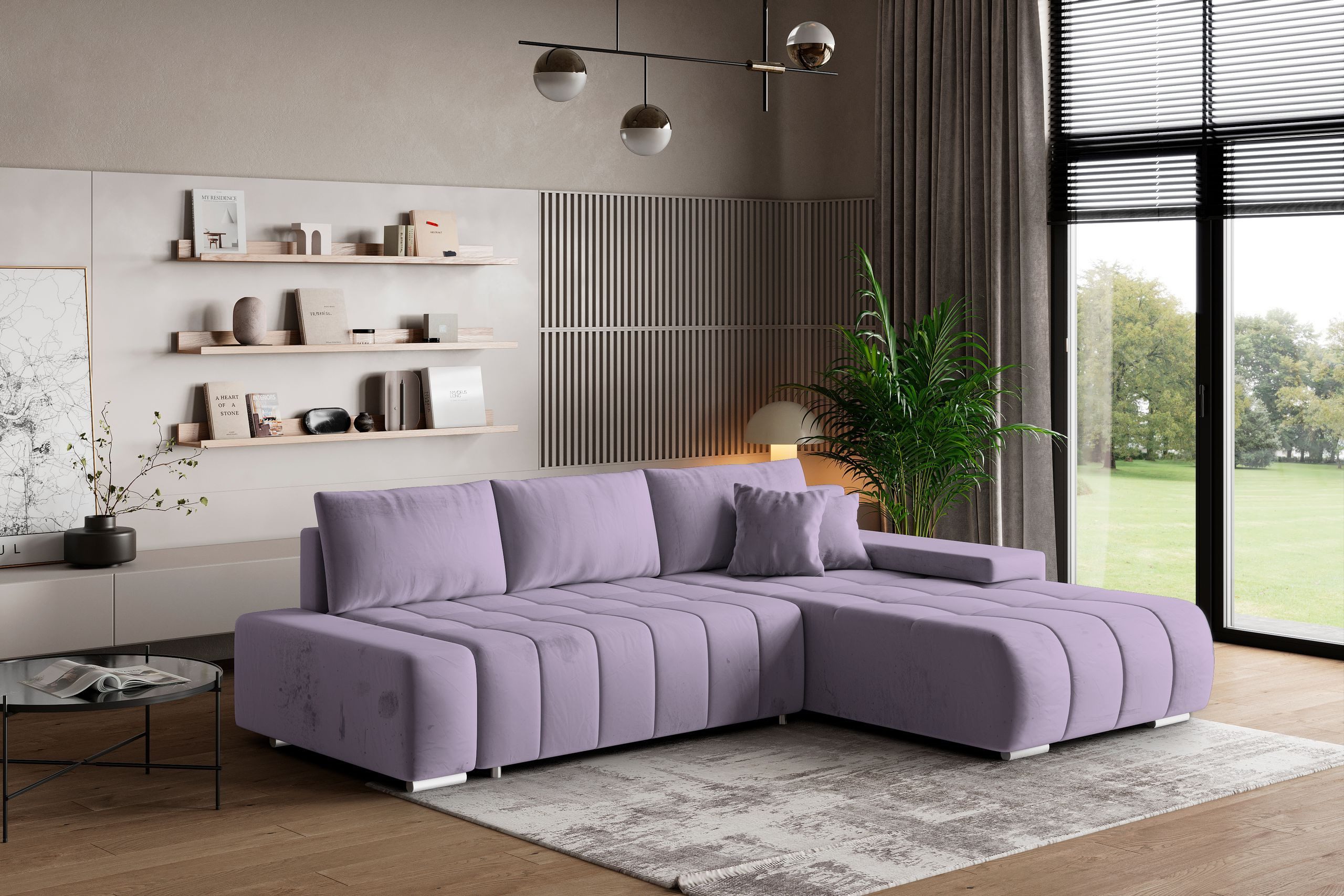 Masseno Ecksofa ALESE mit Schlaffunktion L-Form, günstig online kaufen