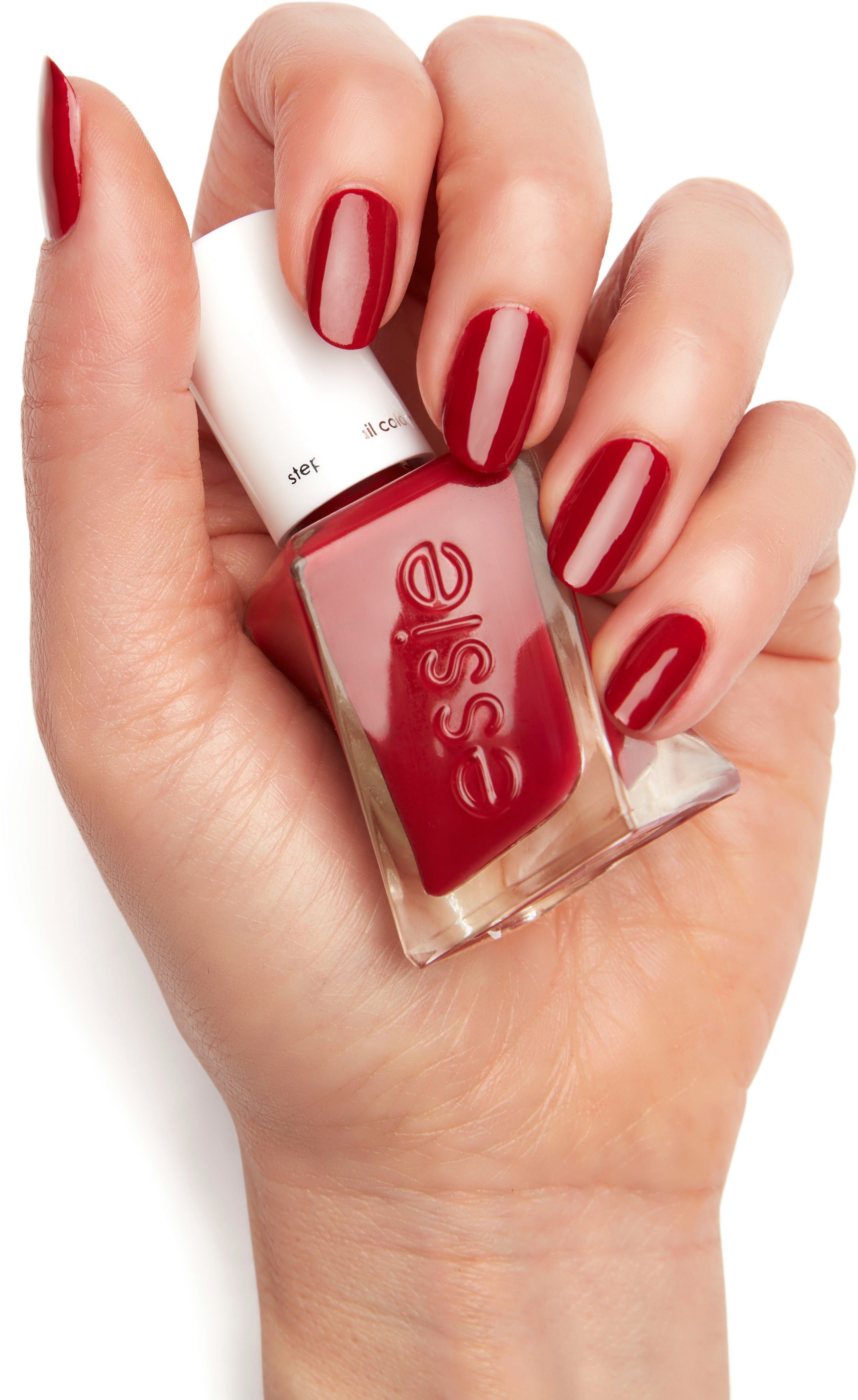 Nr. Paint the essie 509 gown Gel-Nagellack red Rot Couture Gel
