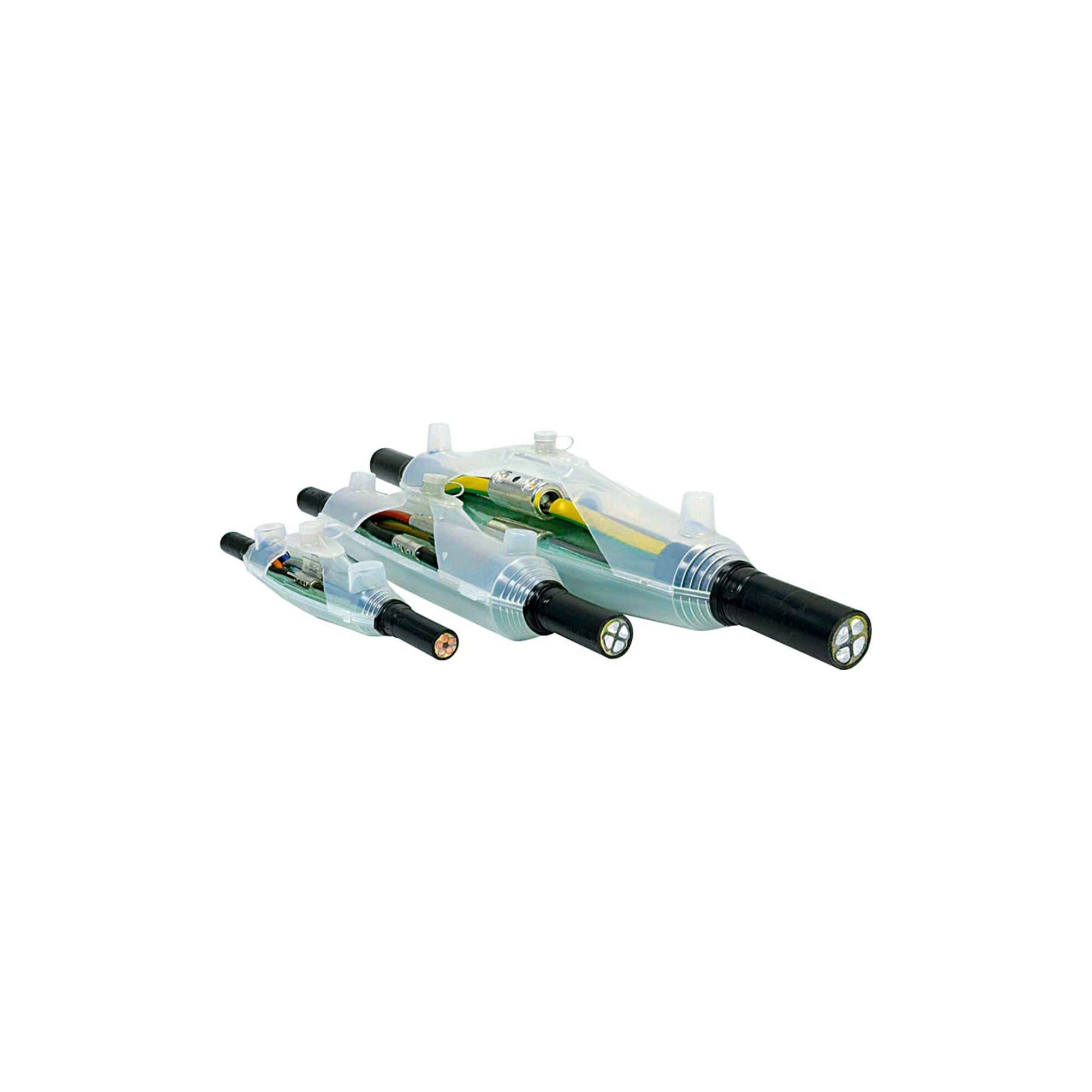 HellermannTyton Verbindungsmuffe HellermannTyton Verbindungsmuffe 5x10 bis 5x35 i-3 PUR33-GN-SF