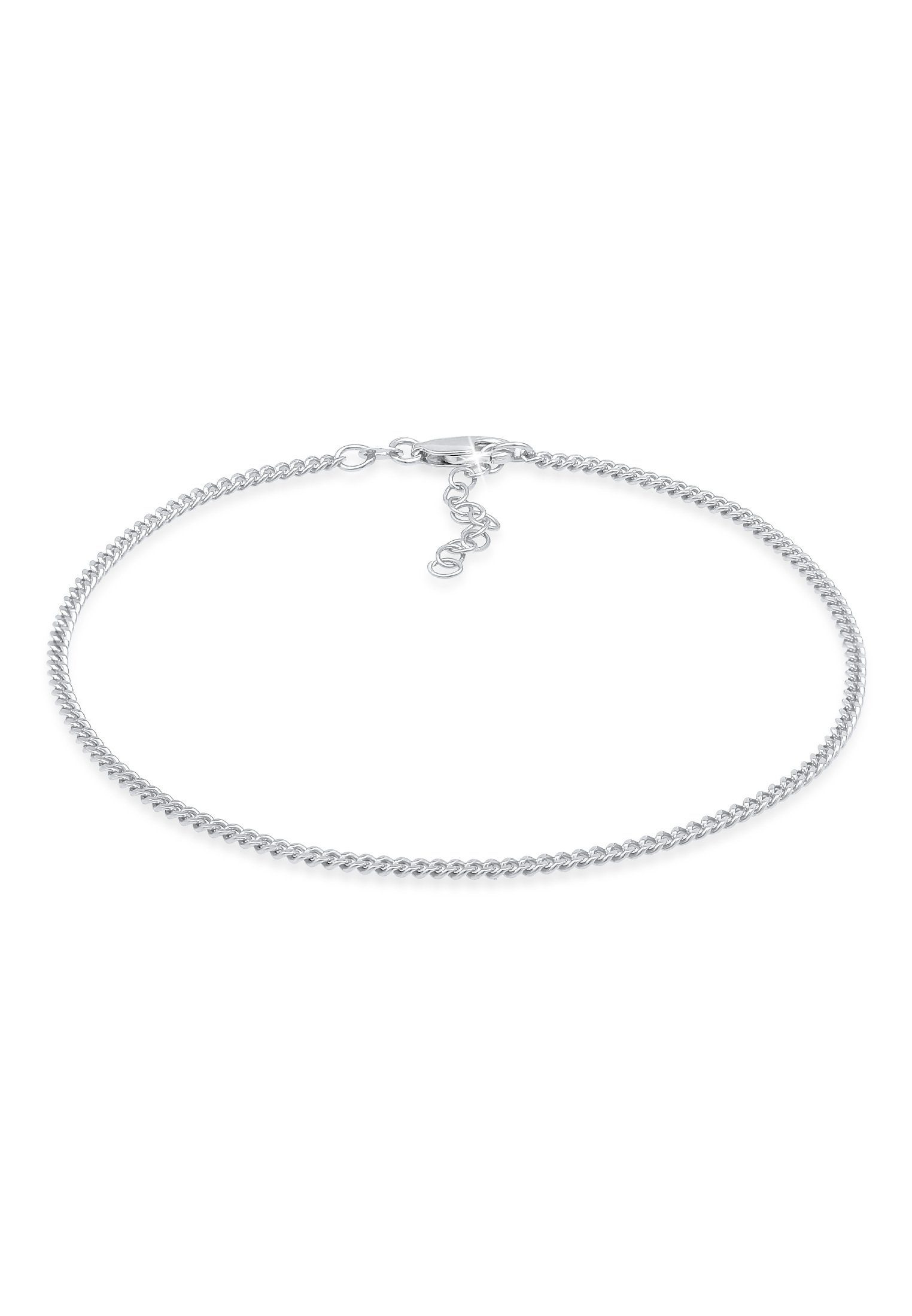 Fußkette Panzer Kette Basic Zeitlos 925 Silber
