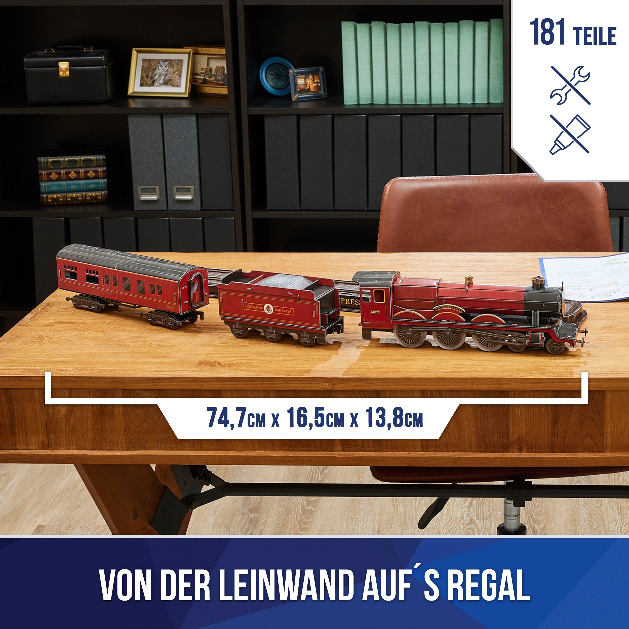 Spin Master 3D-Puzzle 4D Build - Harry Potter - Hogwarts Express, 181 Puzzl günstig online kaufen