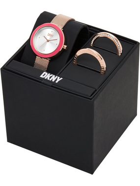 DKNY Quarzuhr DKNY Damen-Uhren Analog Quarz