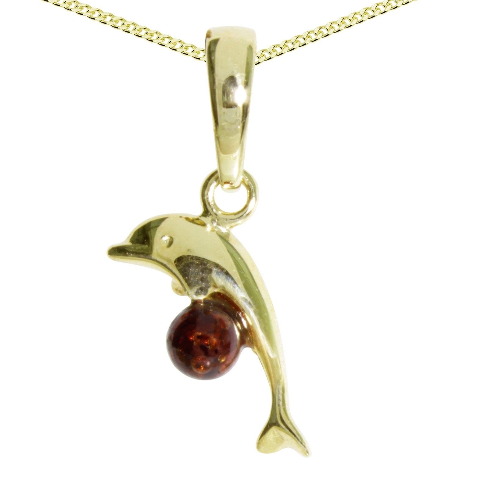 OSTSEE-SCHMUCK Kette mit Anhänger Ostsee-Schmuck Kette mit Anhänger Delphin günstig online kaufen