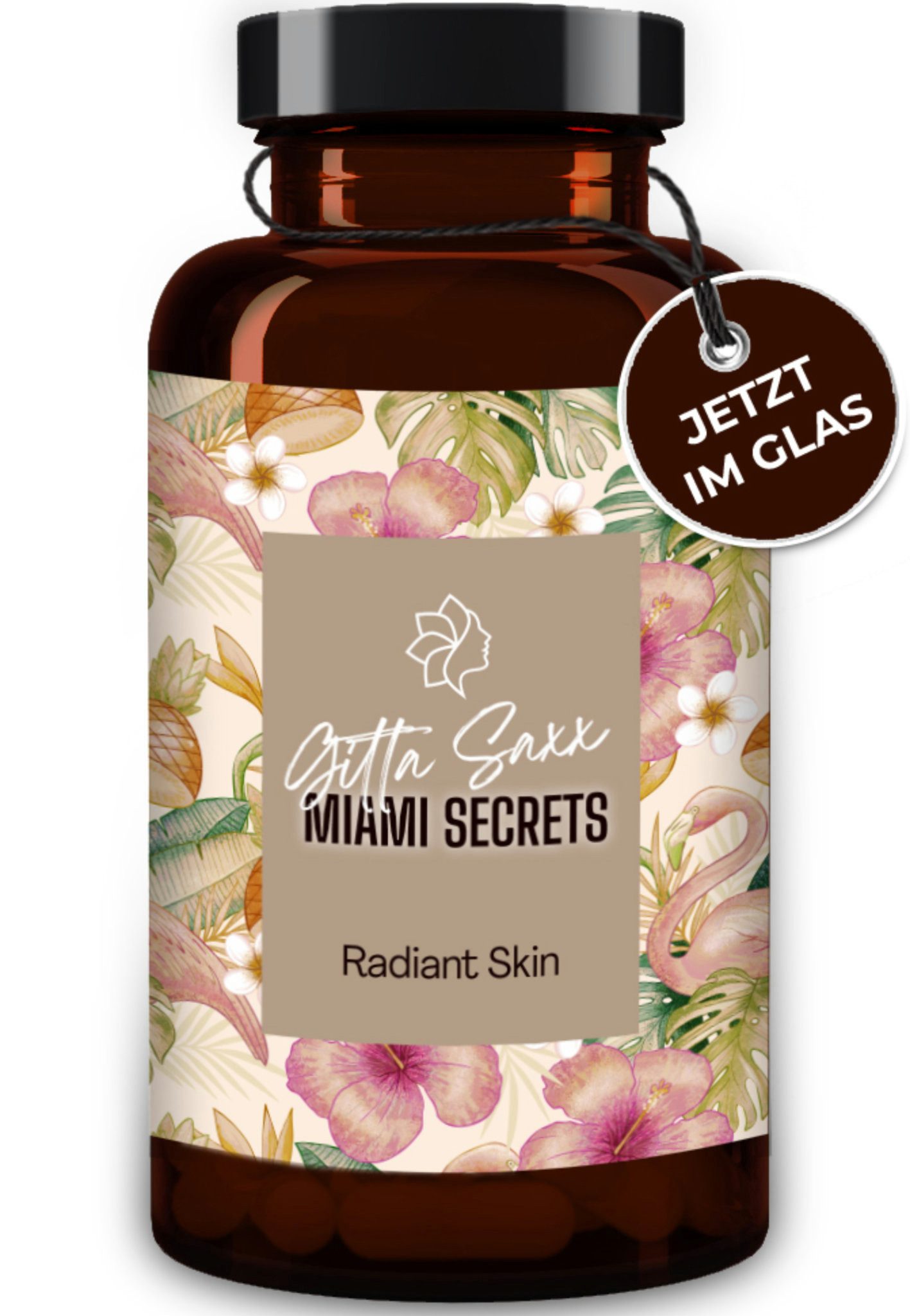 FSA NUTRITION MIAMI SECRETS by gitta saxx - Radiant Skin - Anti Aging Hyaluronsäure Kapseln, 60 St., 32 g