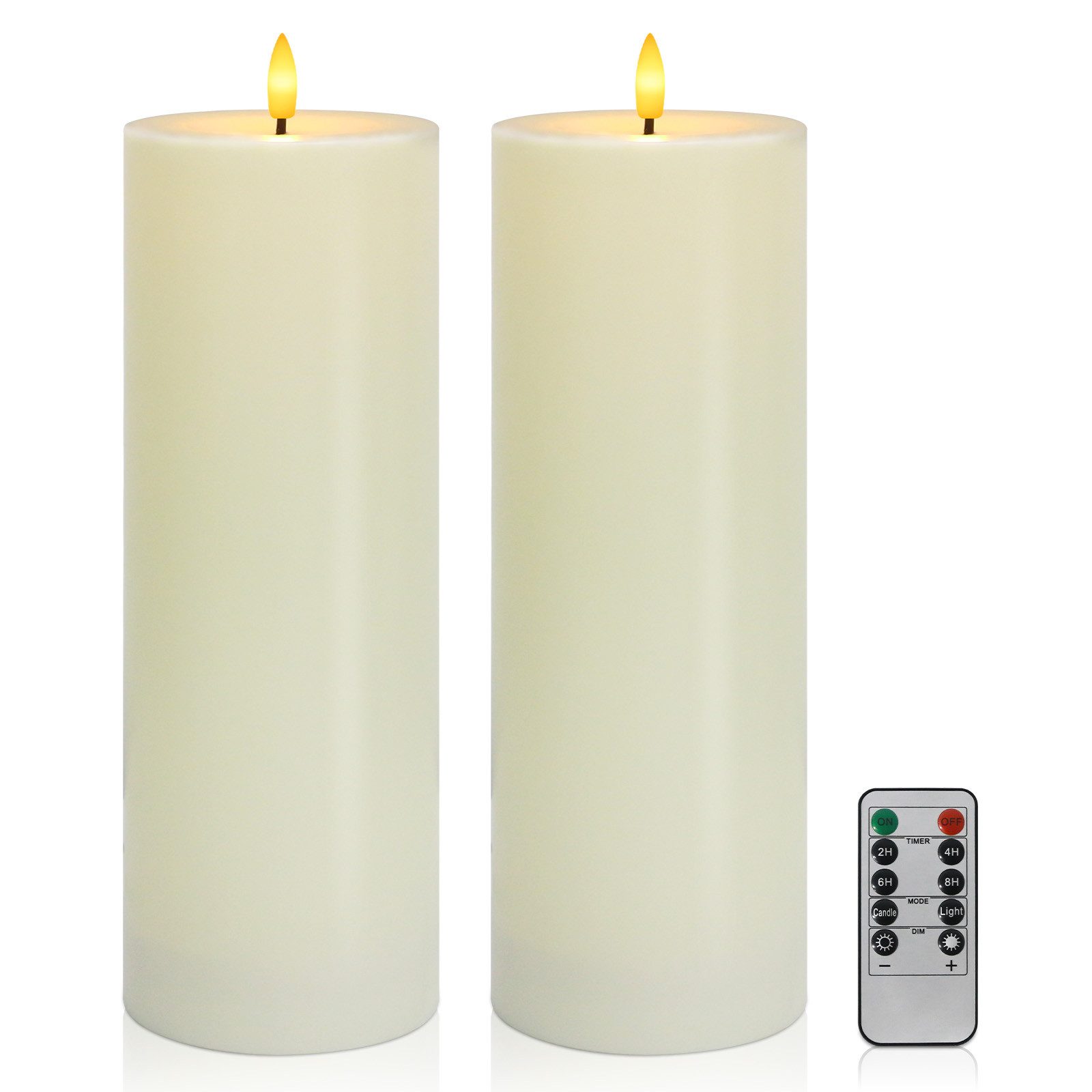 kisidus LED-Kerze LED Weihnachten Kerzen Wasserdichte flammenlose LED-Kerze günstig online kaufen