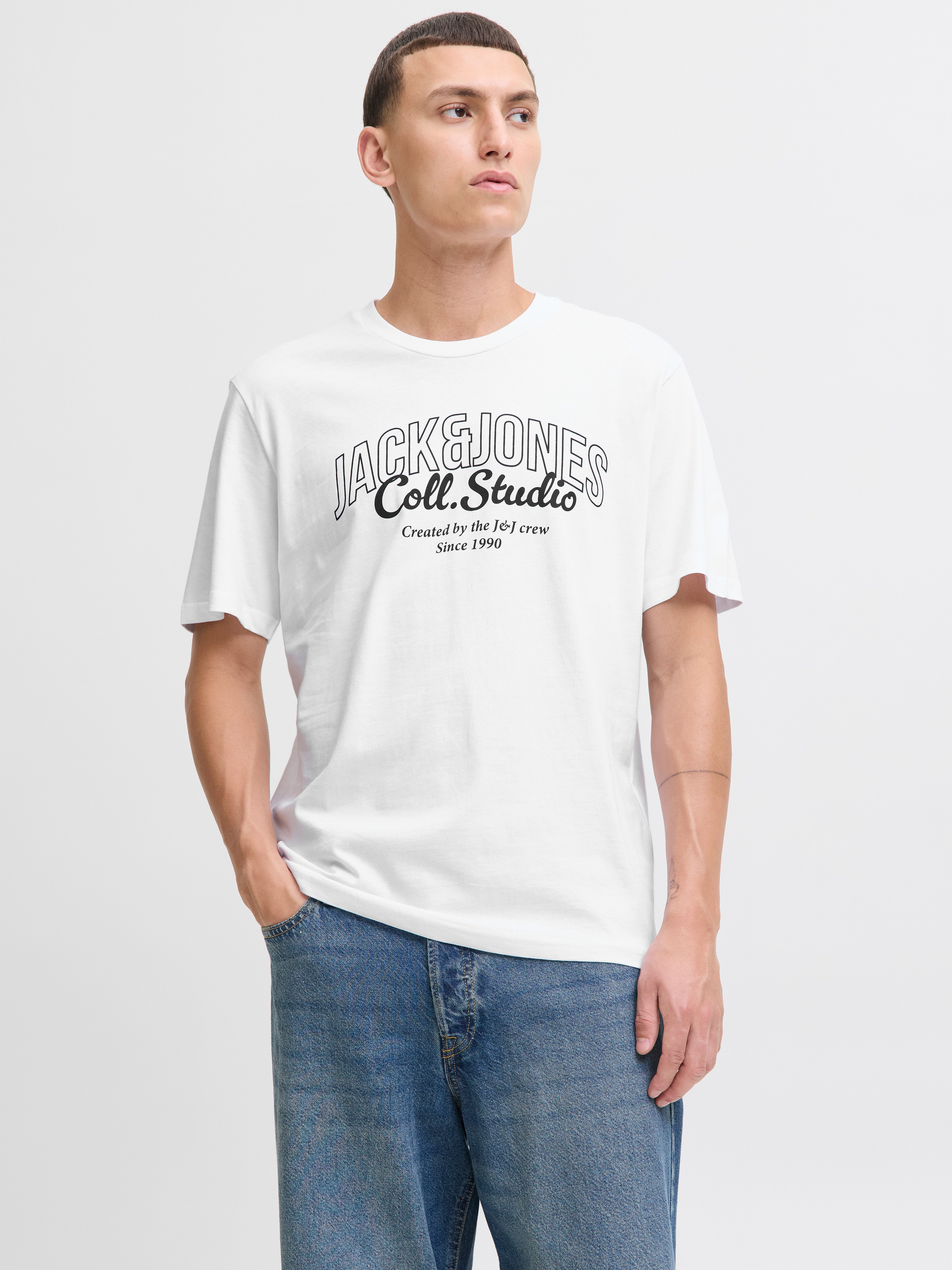 Jack & Jones Kurzarmshirt JJMAKOTO TEE SS CREW NECK 3PK MP (Packung, 3-tlg) günstig online kaufen