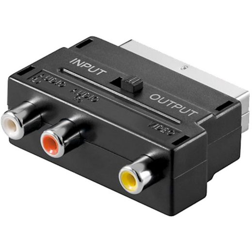 Goobay »Adapter Scart auf 3x Cinch« Audio-Kabel