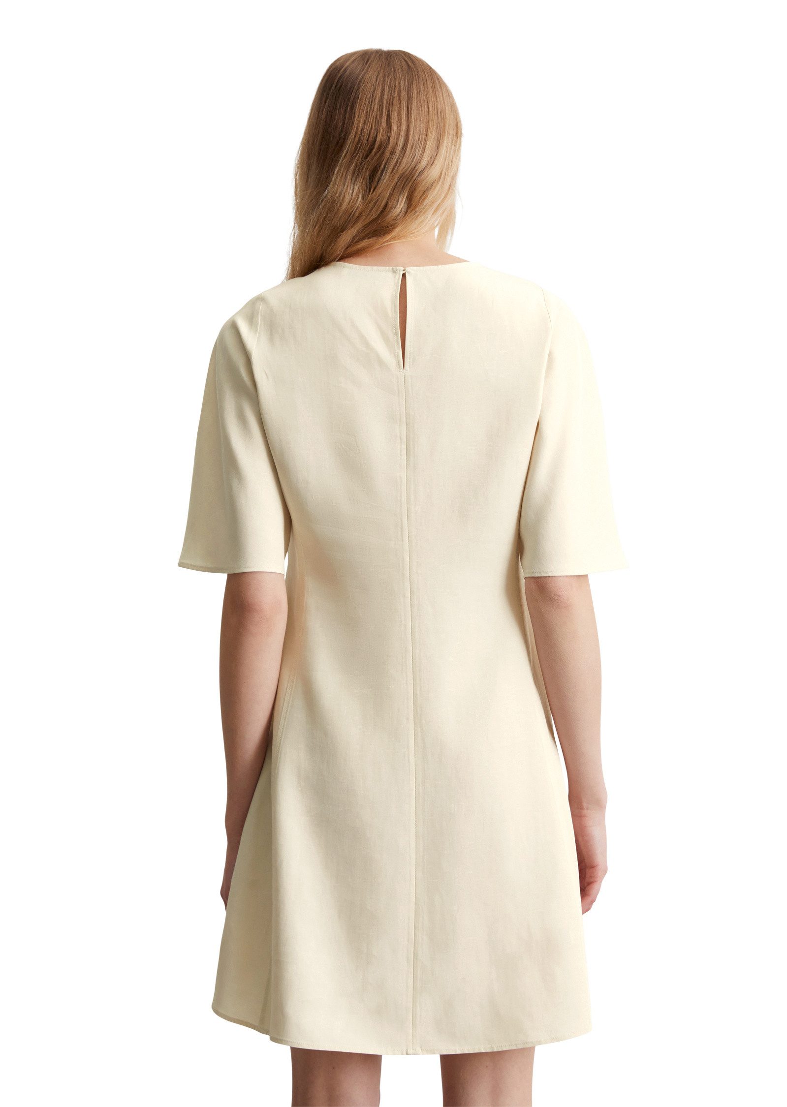 Marc O'Polo Midikleid aus TENCEL™ Lyocell-Leinen-Mix