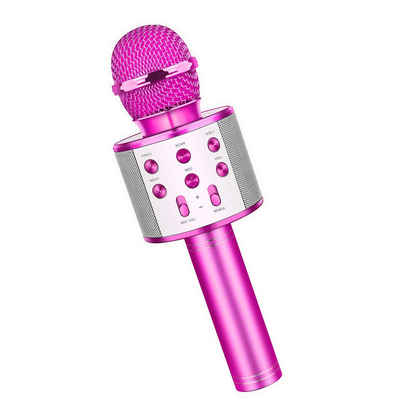 GelldG Mikrofon »Karaoke Mikrofon, Erwachsene Karaoke Mikrofon Bluetooth, tragbare Handheld-Karaoke-Mikrofon-Lautsprecher-Maschine für Home Party Geburtstag«