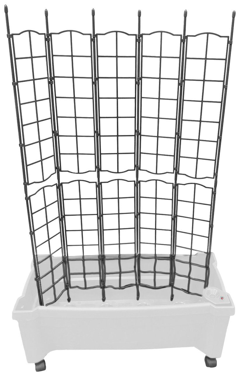 KHW Spalier Calypso, BxTxH: 79x35x115 cm, Pflanzkasten mit Rollen und Bewässerungssystem