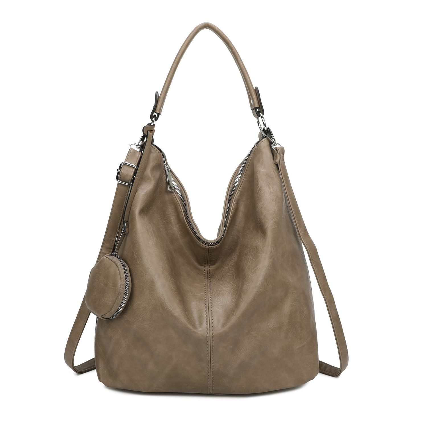 ITALYSHOP24 Schultertasche XXL DAMEN TASCHE SHOPPER Hobo Cross Bag Reisetas günstig online kaufen
