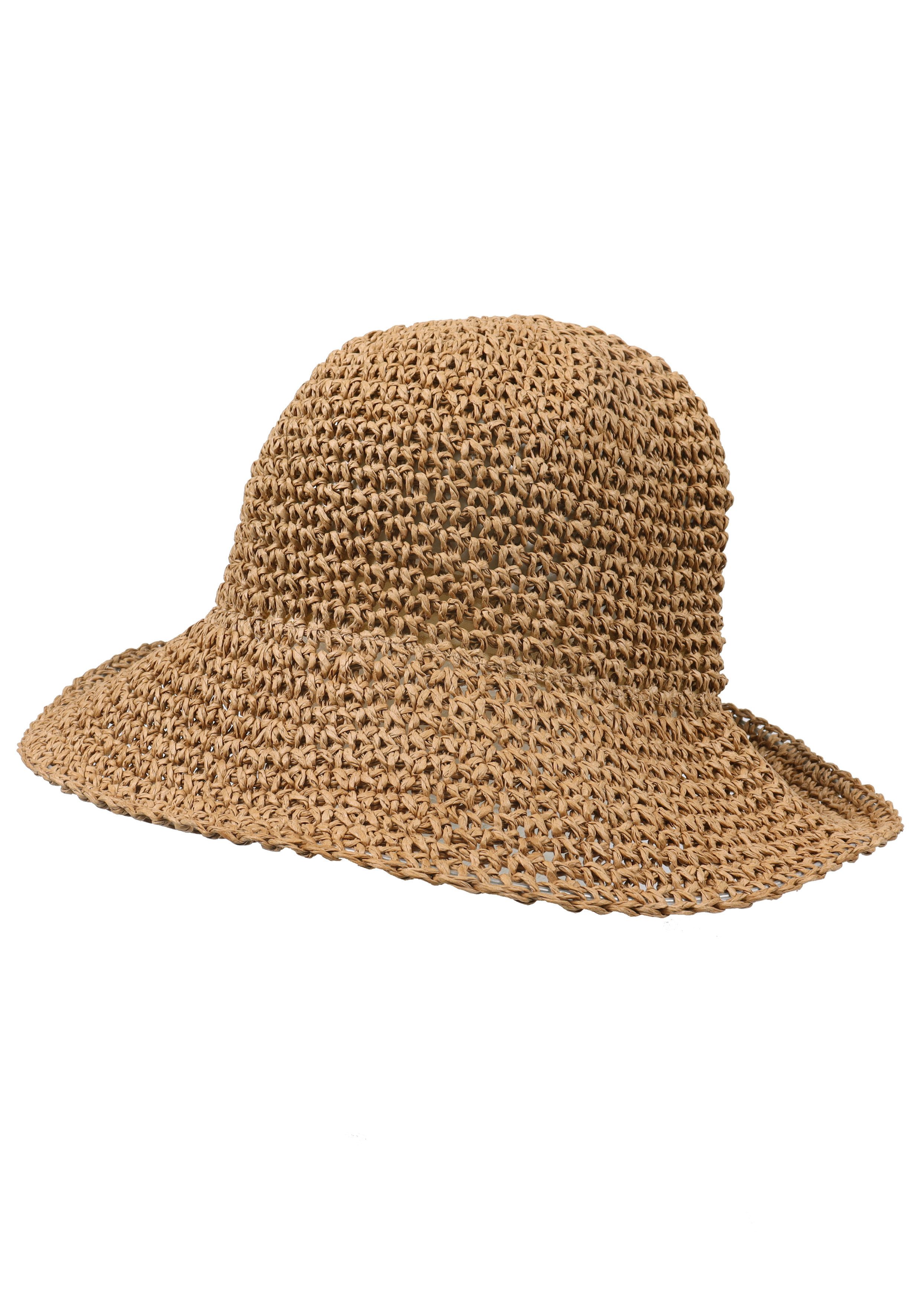 Capelli New York Strohhut mit handgefertigter Struktur