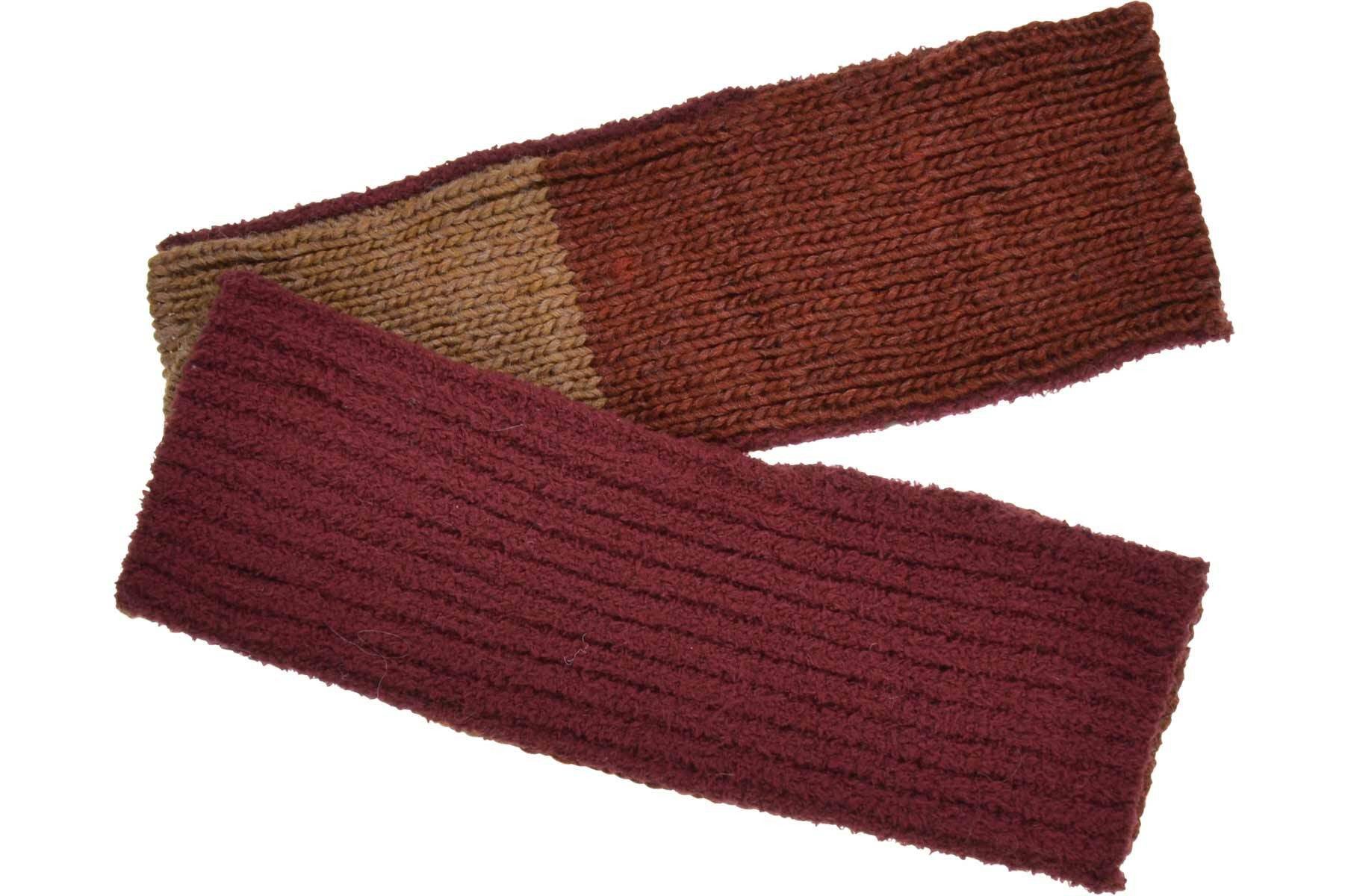 Seeberger Strickhandschuhe Strick Stulpen in color block design 19695-0
