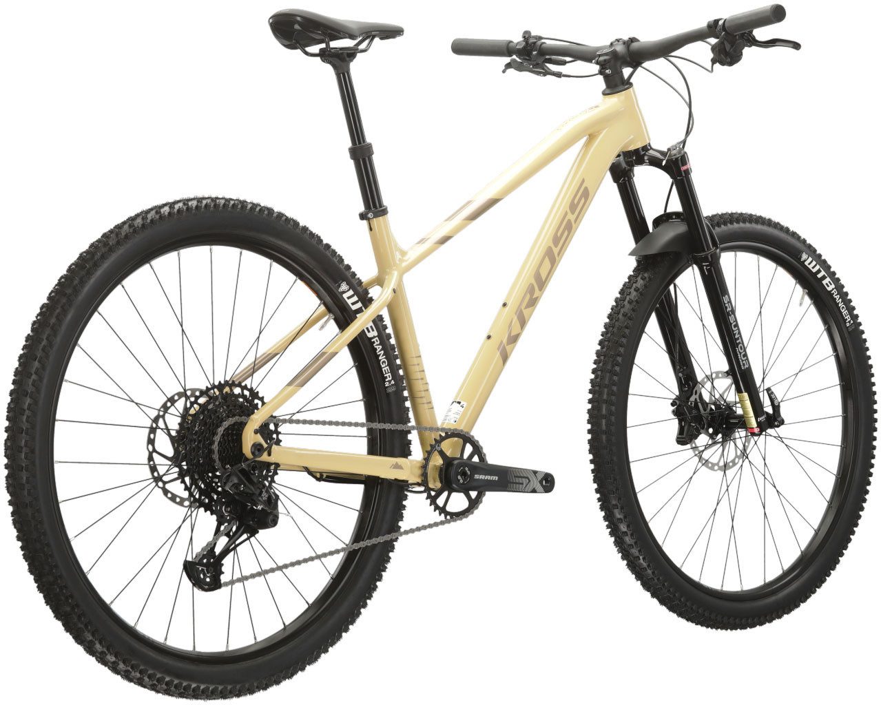 Kross Mountainbike KROSS MTB Hardtail Level 6.0 29" braun 12 Gänge, 12 Gang SRAM NX EAGLE Schaltwerk, Kettenschaltung