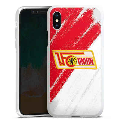 DeinDesign Handyhülle Offizielles Lizenzprodukt 1. FC Union Berlin Logo, Apple iPhone X Silikon Hülle Bumper Case Handy Schutzhülle