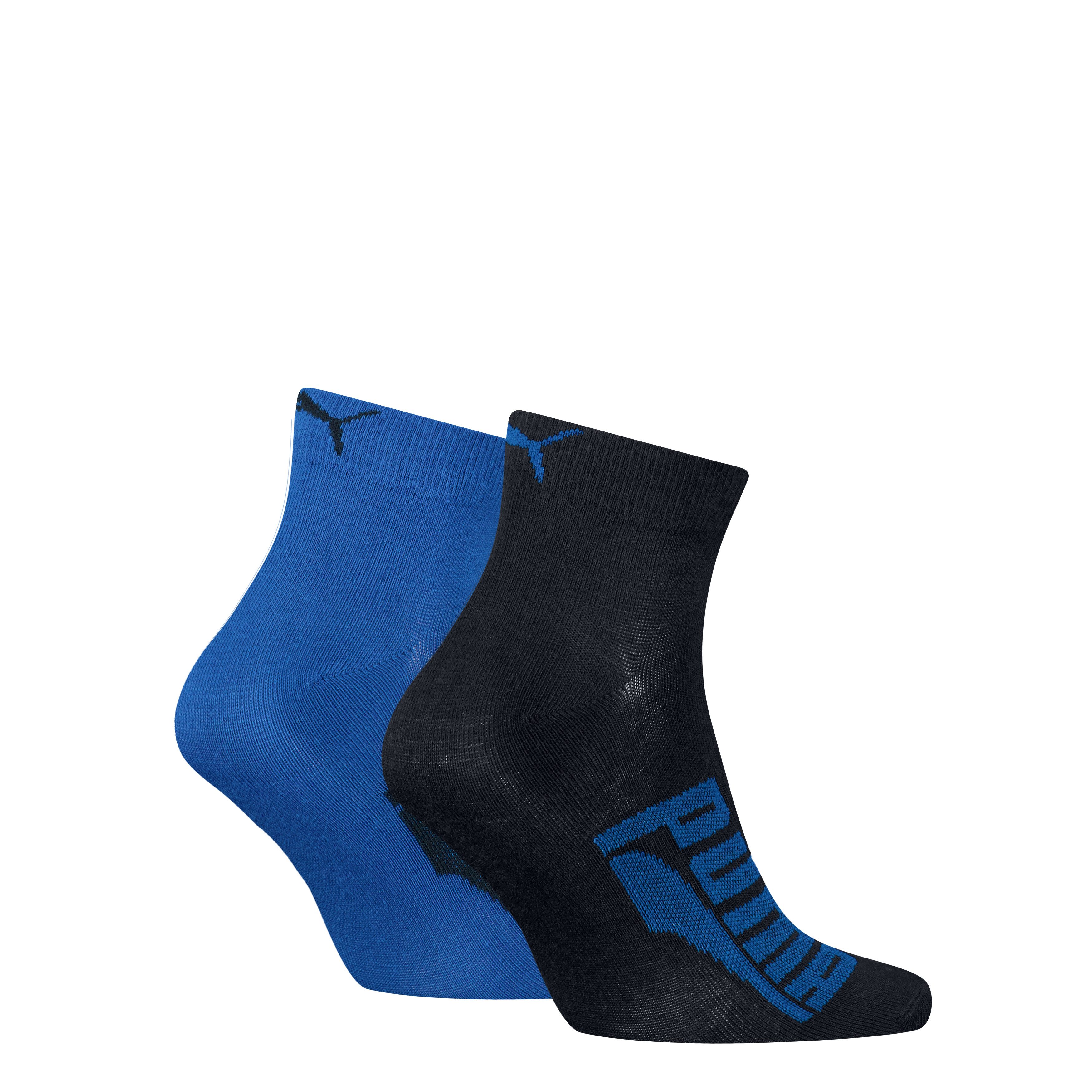 PUMA Kurzsocken PUMA UNISEX BWT LIFESTYLE QUARTER (2 Paar) mit großem Logoschriftzug