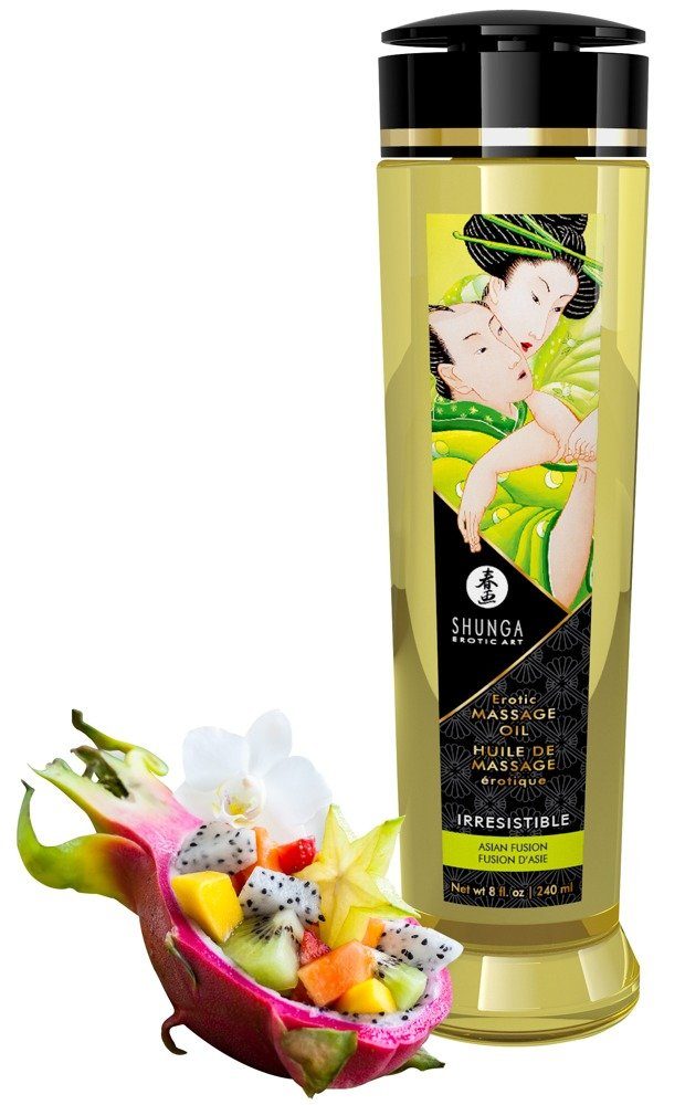 Asian Fusion Massagen Massageöl Irresistible sinnliche Shunga 240 Massage ml, für Oil - SHUNGA