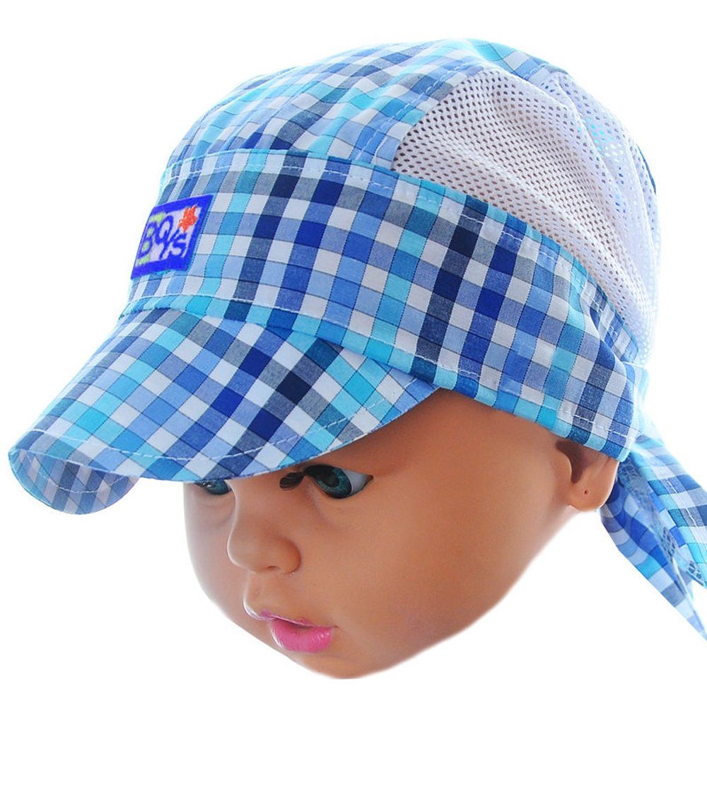 40-52cm La Kopftuch Bortini Mütze und Bandana Kopftuch Baby Kopfbedeckung Kindermütze